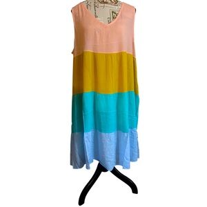Bibi Colorblock Sleeveless Dress